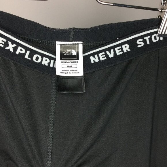 The North Face Biker Shorts Men's Medium Black Padded Liner Never Stop Exploring - Picture 6 of 7